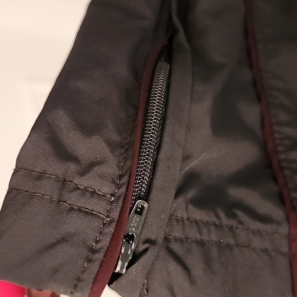 Nike Dark Grey And Burgundy Athletic Pants - Picture 4 of 12